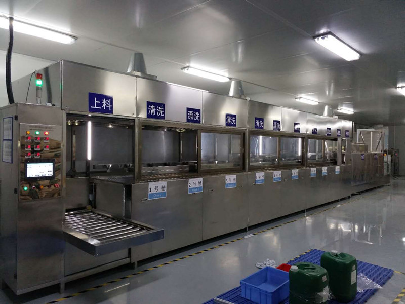 KM-10360BPHST鋁合金散熱器全自動(dòng)超聲波清洗烘干線